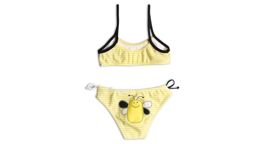 Biquíni modelo abelhinha. Disponível nos tamanhos um a quatro. Na Renner (www.lojasrenner.com.br), R$ 35,90. Preço consultado em fevereiro de 2014 e sujeito a alterações - Divulgação