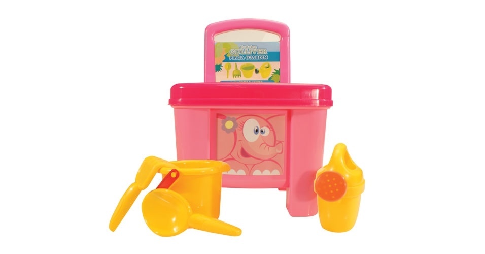 Cadeira infantil com acessórios Praia Jardim, da marca Gulliver. Na Ri Happy (www.rihappy.com.br), R$ 49,99. Preço consultado em fevereiro de 2014 e sujeito a alterações - Divulgação