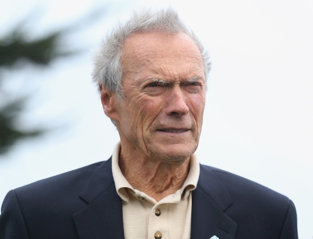 9.fev.2014 - Clint Eastwood no torneio de golfe AT&T Pebble Beach National Pro-Am, em Peeble Beach, Califórnia