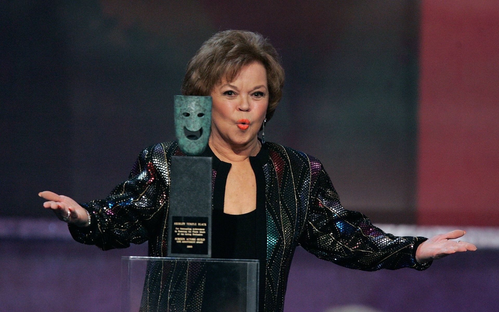 Em 2006, ao receber o prêmio pelo conjunto de sua obra no Screen Actors Guild Awards - Getty Images