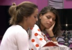 Franciele e Angela especulam voto de Clara e acreditam serem alvo da líder - Reprodução/Globo