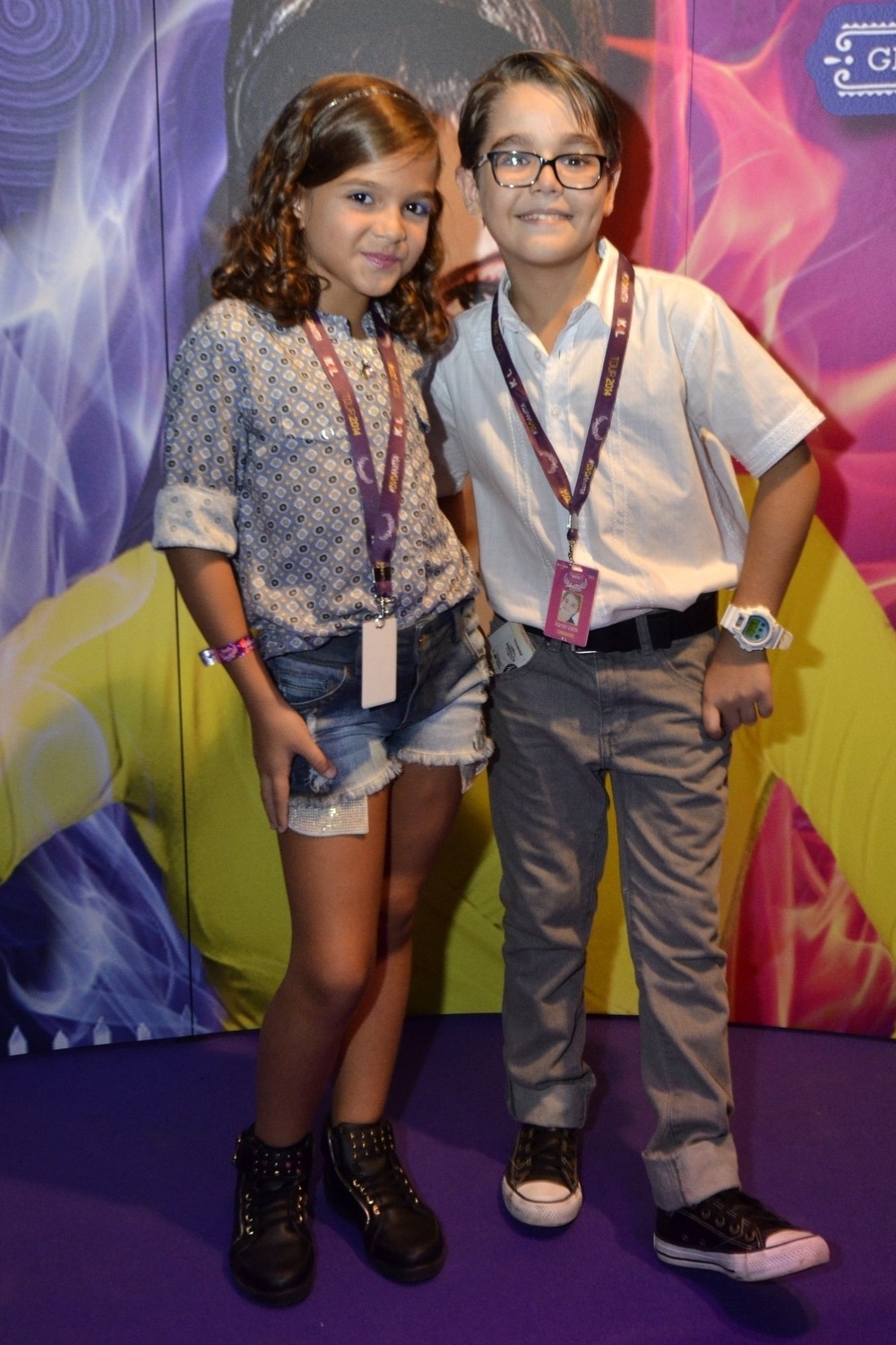 15.fev.2014 - Mel Maia e Xande Valois no show de gravação do 1º DVD da cantora Anitta. Com o tema "Fantástico Mundo de Anitta", a funkeira carioca irá registrar o seu trabalho na noite deste sábado (15), no palco do HSBC Arena, na Barra da Tijuca, Zona Oeste do Rio - Felipe Assumpção e Léo Marinho/AgNews