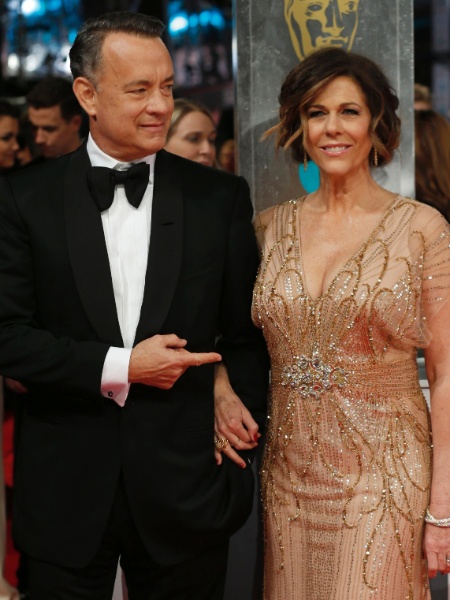 Tom Hanks e Rita Wilson casaram-se no dia 30 de abril de 1988 - AFP