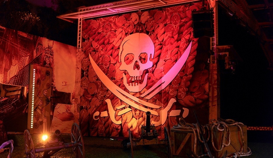 15.fev.2014 - Decoração da Festa Pirata