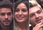 Diego, Letícia e Cássio estão no nono paredão do "BBB14" - Montagem/UOL