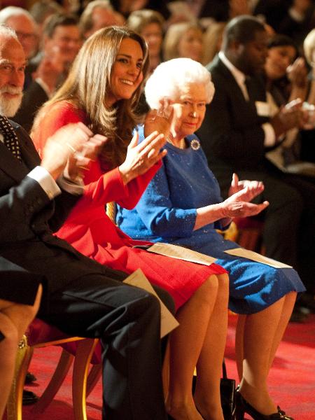 Kate Middleton e a Rainha Elizabeth 2ª - WPA Pool/Getty Images