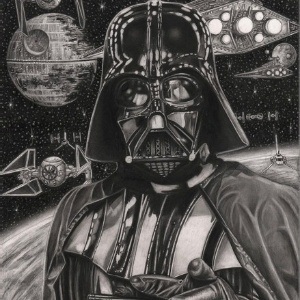 Darth Vader desenhado pelo britânico Raj Singh Tattal, diagnosticado com Síndrome de Asperger - Raj Singh Tattal/The PenTacular Artist