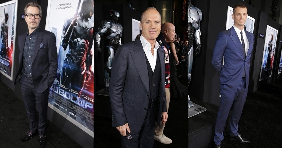 Gary Oldman, Michael Keaton e Joel Kinnaman - SPE Inc.