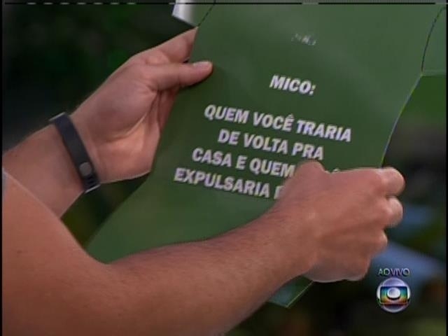24.fev.2014 - Marcelo disse que escolheria o João para voltar ao programa