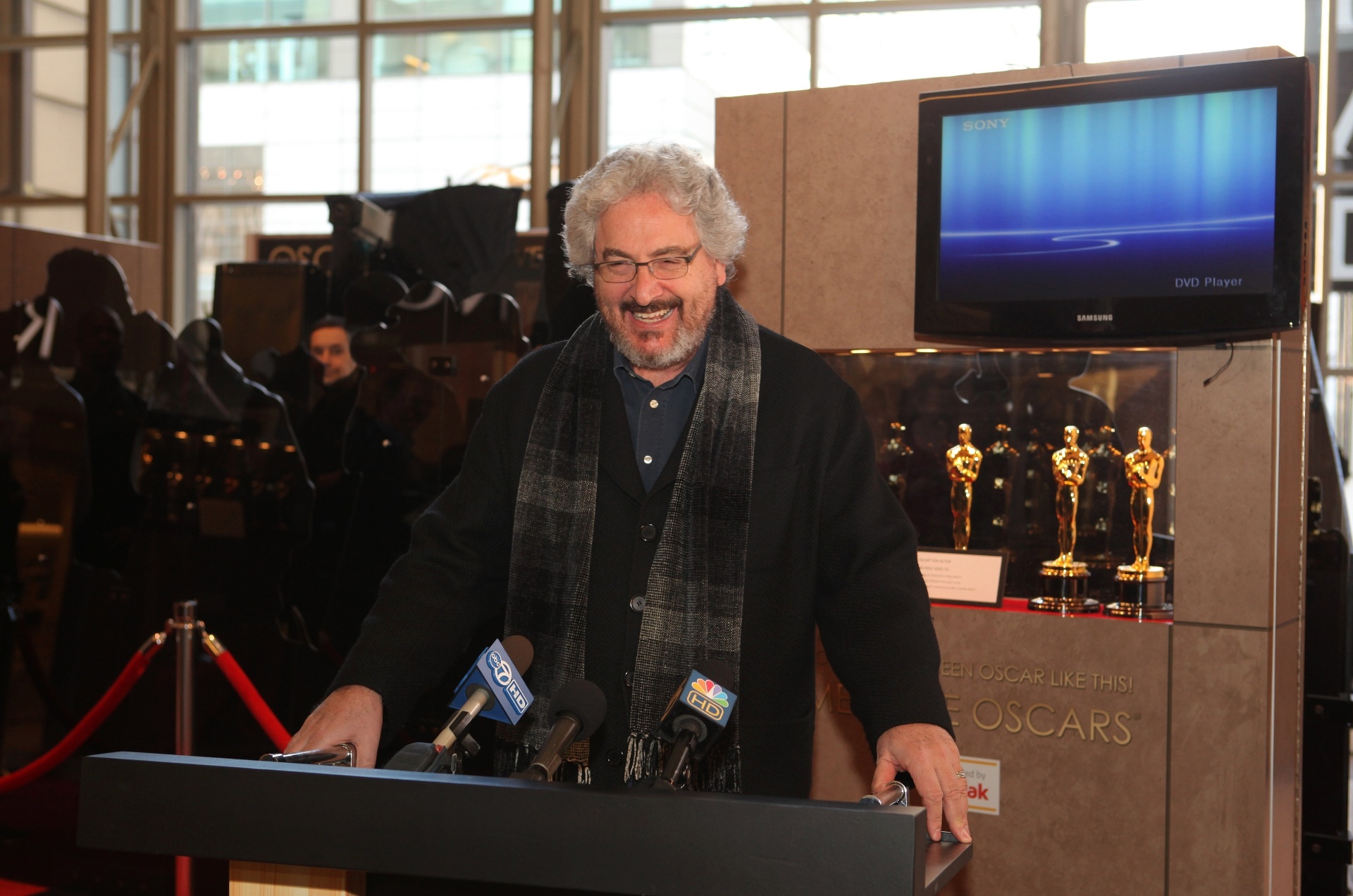 25.fev.2010 - O ator e cineasta Harold Ramis na abertura da exposição Meet the Oscars em Chicago - Barry Brecheisen/Getty Images