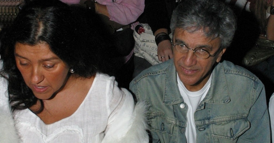 Regina Casé também é muita amiga do cantor Caetano Veloso