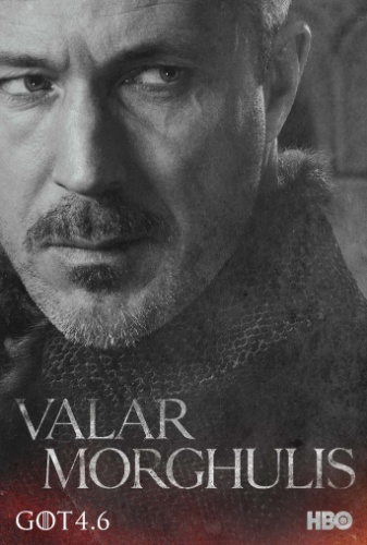 Aidan Gillen o Petyr Baelish de "Game of Thrones" no poster da 4° temporada da série, que deve estrear em 6 de abril