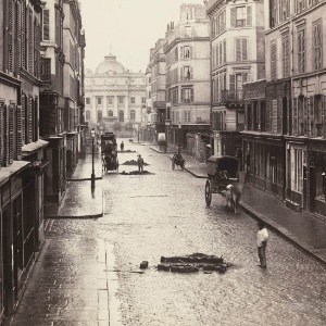 Foto que faz parte da exposição "Charles Marville: Fotógrafo de Paris". Marville foi contratado como fotógrafo oficial para registrar a reforma radical pela qual a cidade passou no século XIX - The Metropolitan Museum of Art, New York