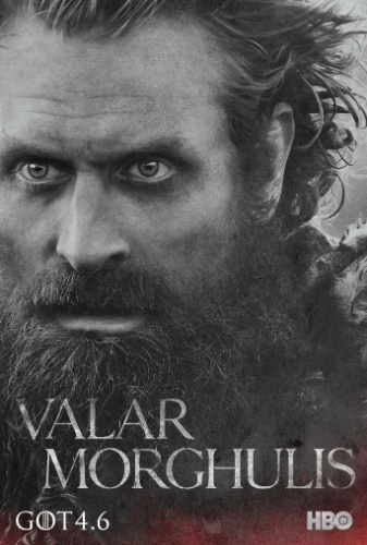 Kristofer Hivju o Tormund Giantsbane de "Game of Thrones" no poster da quarta temporada da série, que deve estrear em 6 de abril