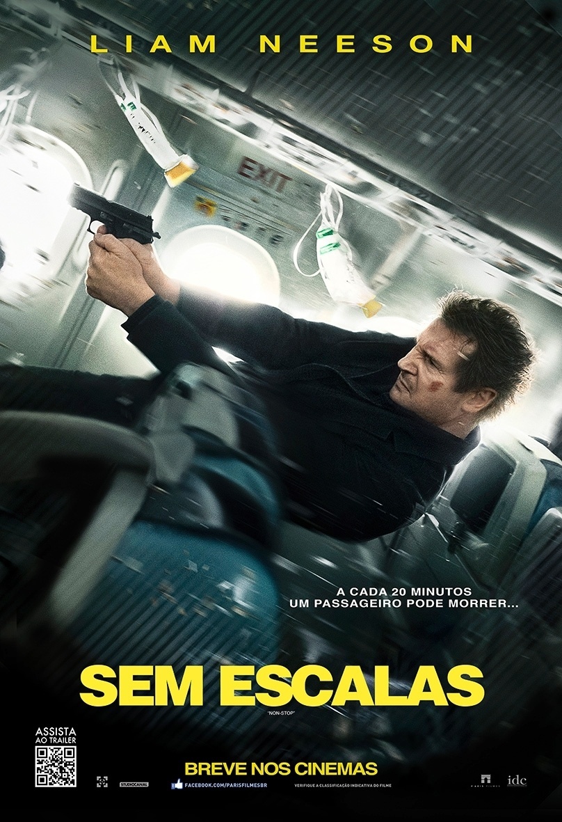 Cartaz de "Sem Escalas", de Jaume Collet-Serra - Divulgação/Paris Filmes