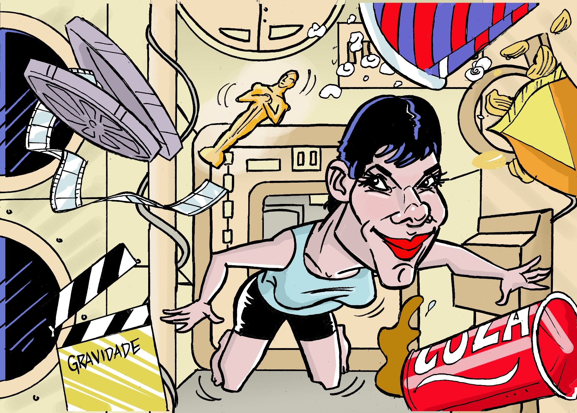 Sandra Bullock estrela "Gravidade", campeão de indicações, com 10 categorias, incluindo melhor filme e melhor atriz - Morettini e Jal/UOL