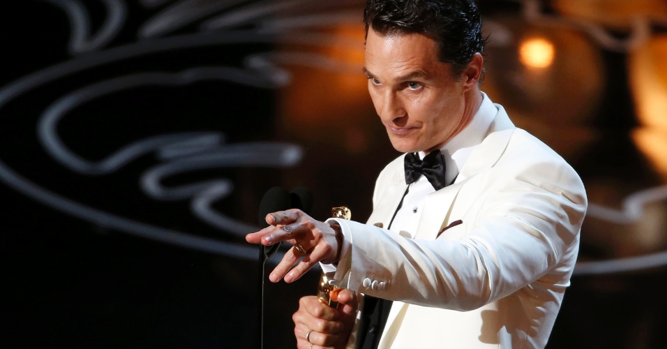 Matthew McConaughey agradece pelo prêmio de Melhor Ator no Oscar 2014