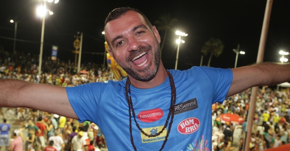 04.mar.2014 - Vagner curte o último dia do Carnaval em camarote em Salvador