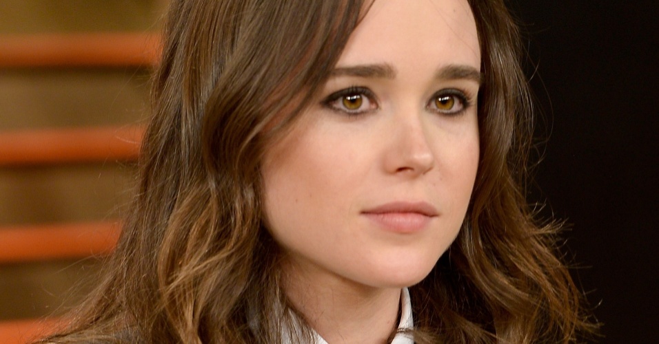 04.mar.2014 - Atriz Ellen Page na festa pós-Oscar promovida pela revista Vanity Fair