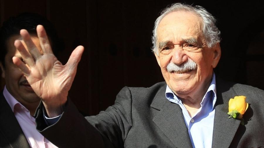 O escritor colombiano Gabriel García Márquez aos 87 anos