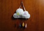 Veja como fazer um enfeite de nuvem para a porta do quarto da maternidade - Reinaldo Canato/UOL