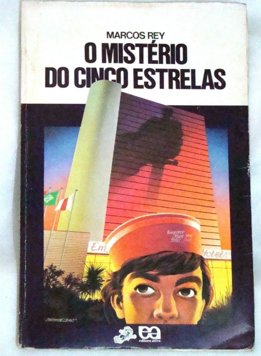 A capa de "O Mistério do Cinco Estrelas", da coleção Vagalume - Reprodução