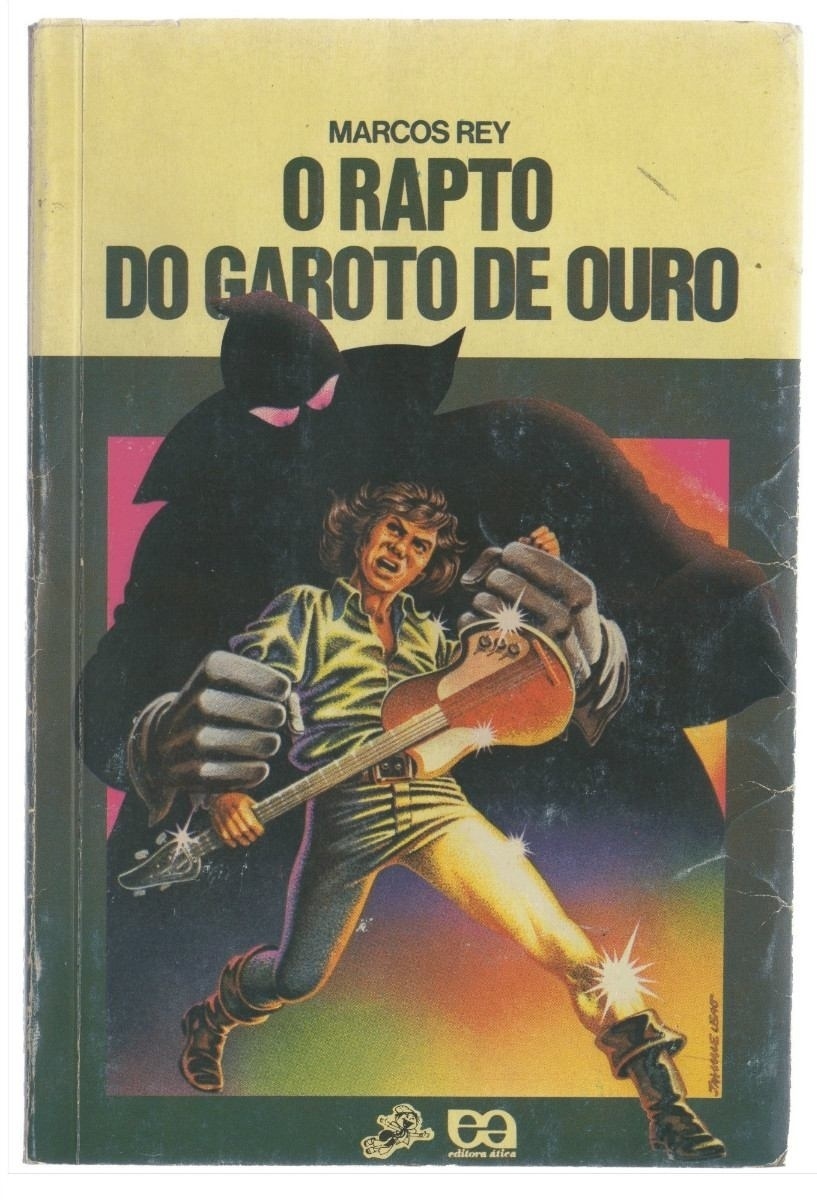 A capa de "O Rapto do Garoto de Ouro", da coleção Vagalume - Reprodução