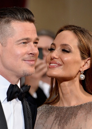 Brad Pitt e Angelina Jolie no Oscar - Getty Images
