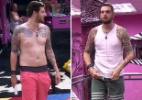 Cássio perde 4,5 kg e vence aposta que fez com Vanessa - BBB/TV Globo