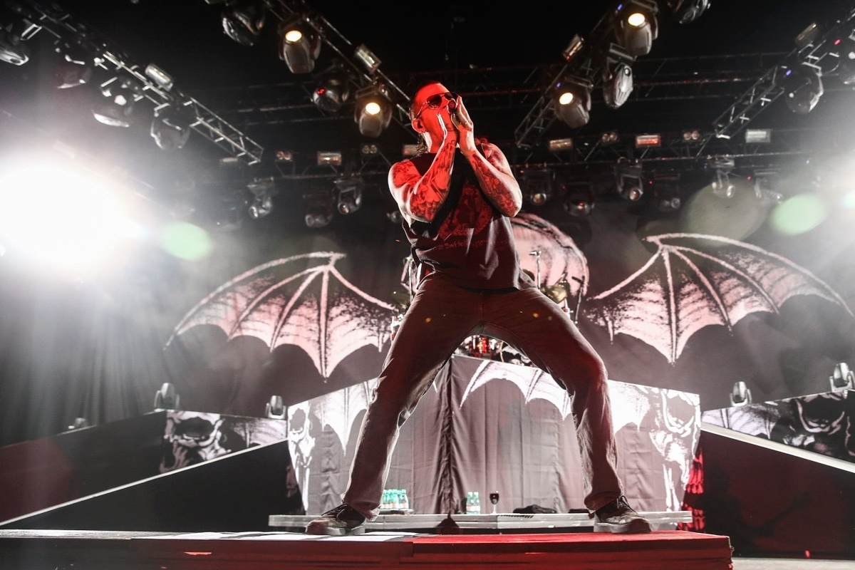 12.mar.2014 - Avenged Sevenfold abre nova temporada de shows no Brasil no Espaço das Américas, em São Paulo. A banda ainda fará shows em mais quatro capitais do país: Rio de Janeiro, Curitiba, Porto Alegre e Brasília - Photo Rio News