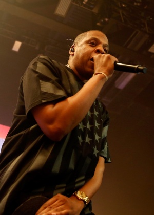 12.mar.2014 - O rapper Jay-Z fez show no festival SXSW 2014 em Austin, no Texas - Getty Images