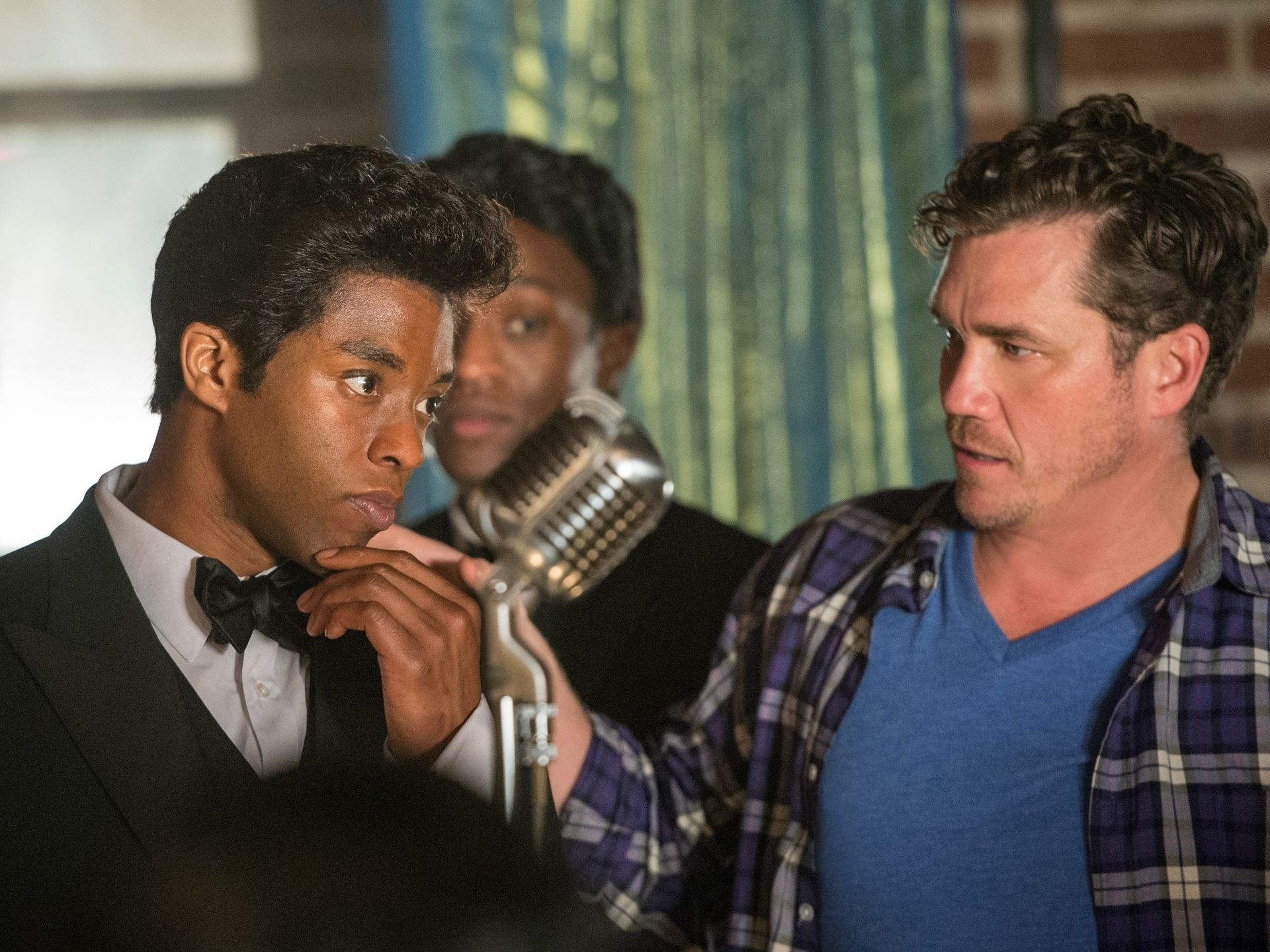 13.mar.2014 - Bastidores de "James Brown", de Tate Taylor - Reprodução/USA Today/Universal