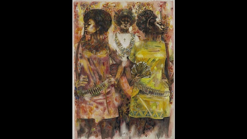 ?Wives of Shango?, obra de Jeff Donaldson, de 1969 - © Jameela K. Donaldson