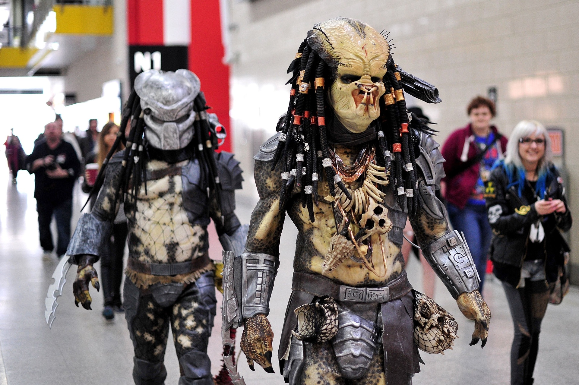 15.mar.2014 - Neste final de semana aconteceu a Comic Convention, em Londres. O evento atraiu os fãs de quadrilhos, cinema e games. A feira também é marcada pelas fantasias dos participantes, sempre divertidas e bem produzidas - AFP