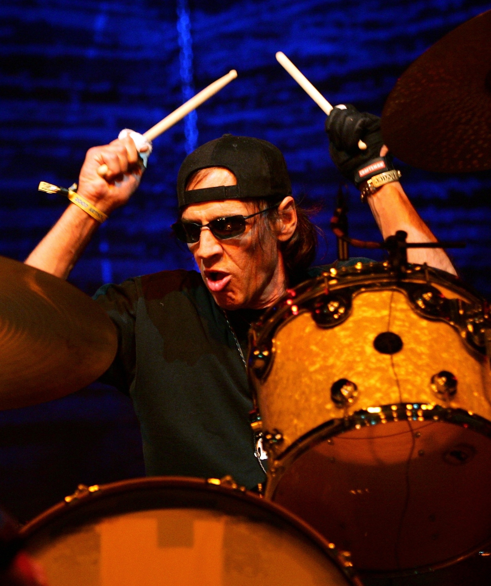 27.out.2007 - O baterista Scorr Asheton durante apresentação no festival Vegoose, em Las Vegas - Ethan Miller/Getty Images