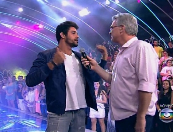 18.mar.2014 - E com 61% votos, Diego é o décimo terceiro eliminado de "Big Brother Brasil 14"