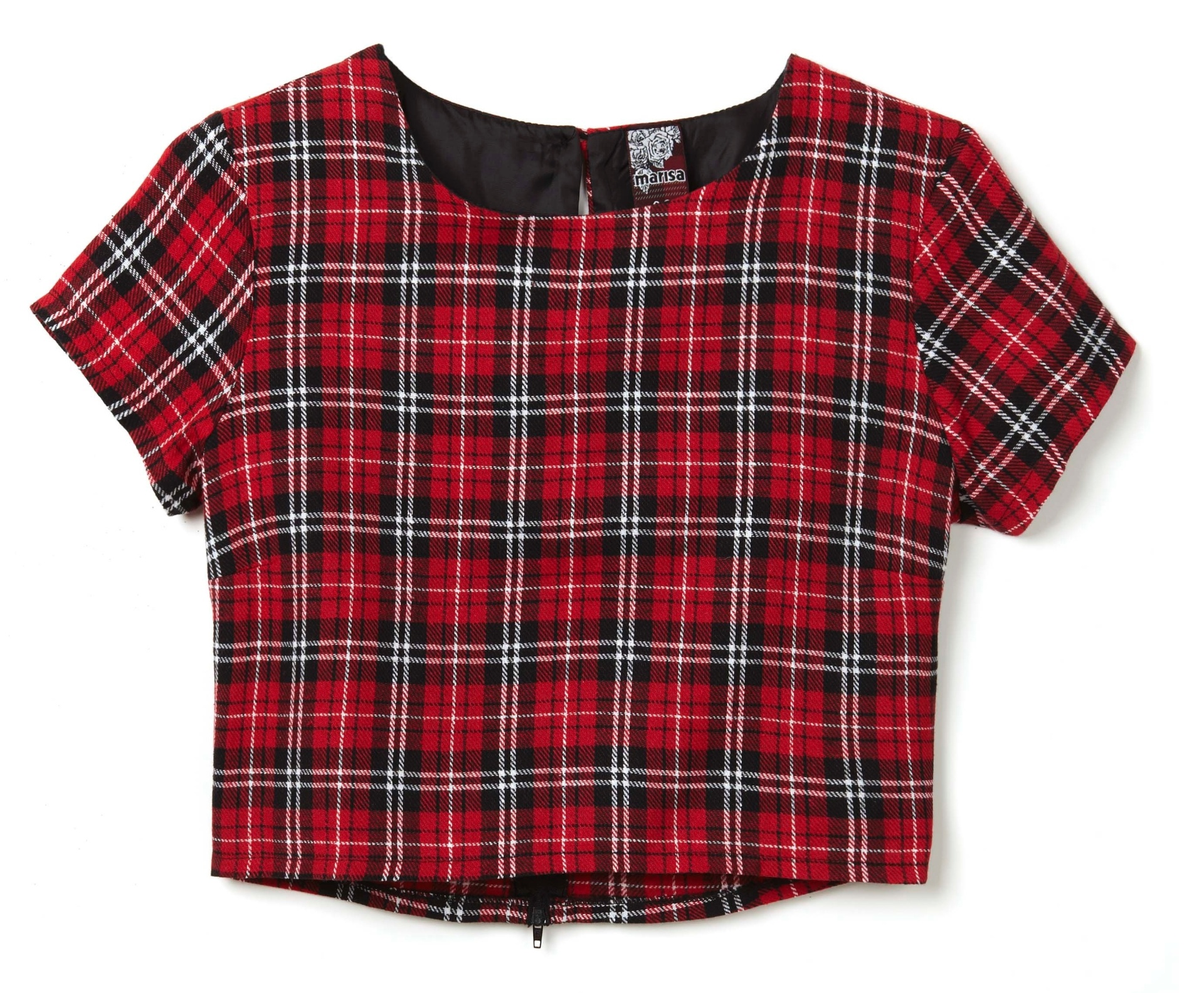 Blusa cropped xadrez; R$ 59,99, na Marisa (www.marisa.com.br) | Preço pesquisado em março de 2014 e sujeito a alteração. - Divulgação