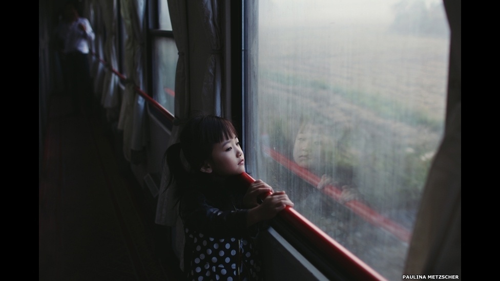 Paulina Metzcher venceu na categoria Retratos, com esta imagem feita em um trem, na China - Divulgação/2014 Sony World Photography Awards