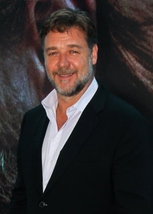 20.mar.2014 - O ator Russell Crowe marca presença na pré-estreia do filme "Noé", no Cinépolis Lagoon, na Lagoa, no Rio. De direção de Darren Aronofsky, o longa é estrelado por Crowe, Anthony Hopkins, Emma Watson e Jennifer Connelly - Photo Rio News