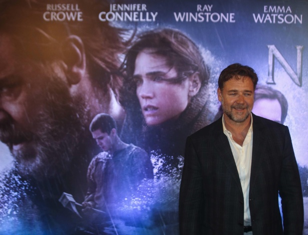 21.mar.2014 - Russell Crowe participa de coletiva de imprensa para divulgar "Noé", de Darren Aronofsky - EFE