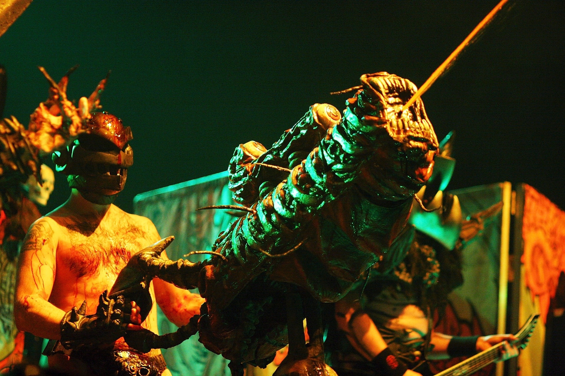 A morte do vocalista do Gwar, David Brockie, acontece três anos depois do guitarrista da banda, Flattus Maximus, ser encontrado morto aos 34 anos - Getty Images