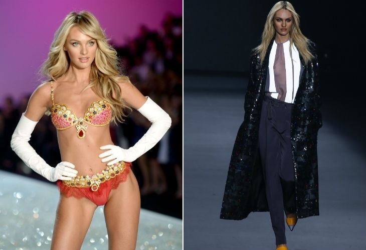 Candice Swanepoel desfila pela Forum - Getty Images/UOL