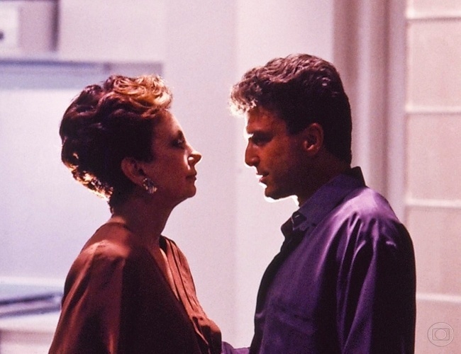 1988 - Carlos Alberto Riccelli e Beatriz Segall em "Vale Tudo"