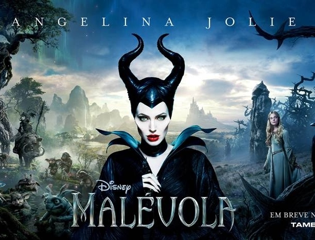 3.abr.2014 - UOL divulga com exclusividade o novo pôster nacional de "Malévola", estrelado por Angelina Jolie - Reprodução