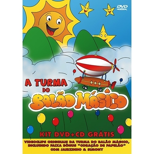 Capa do DVD + CD da Turma do Balão Mágico vendido em 2013 pela Sony Music