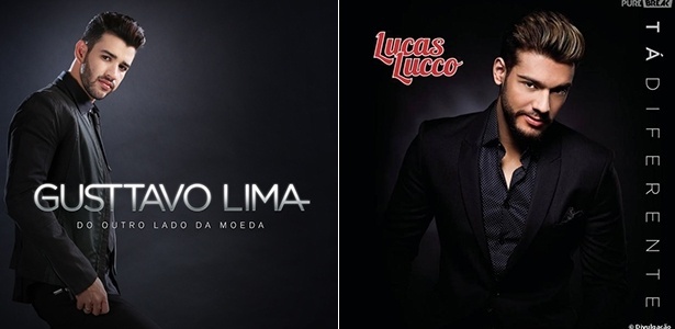 Capas dos novos CDs de Gusttavo Lima e Lucas Lucco  - Reprodução/ Divulgação
