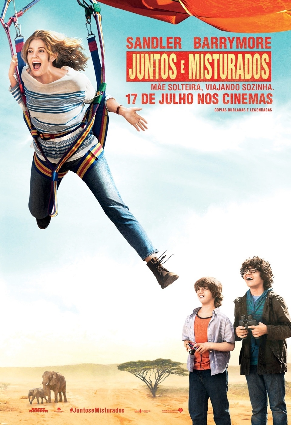 Pôster do filme "Juntos e Misturados" - Divulgação