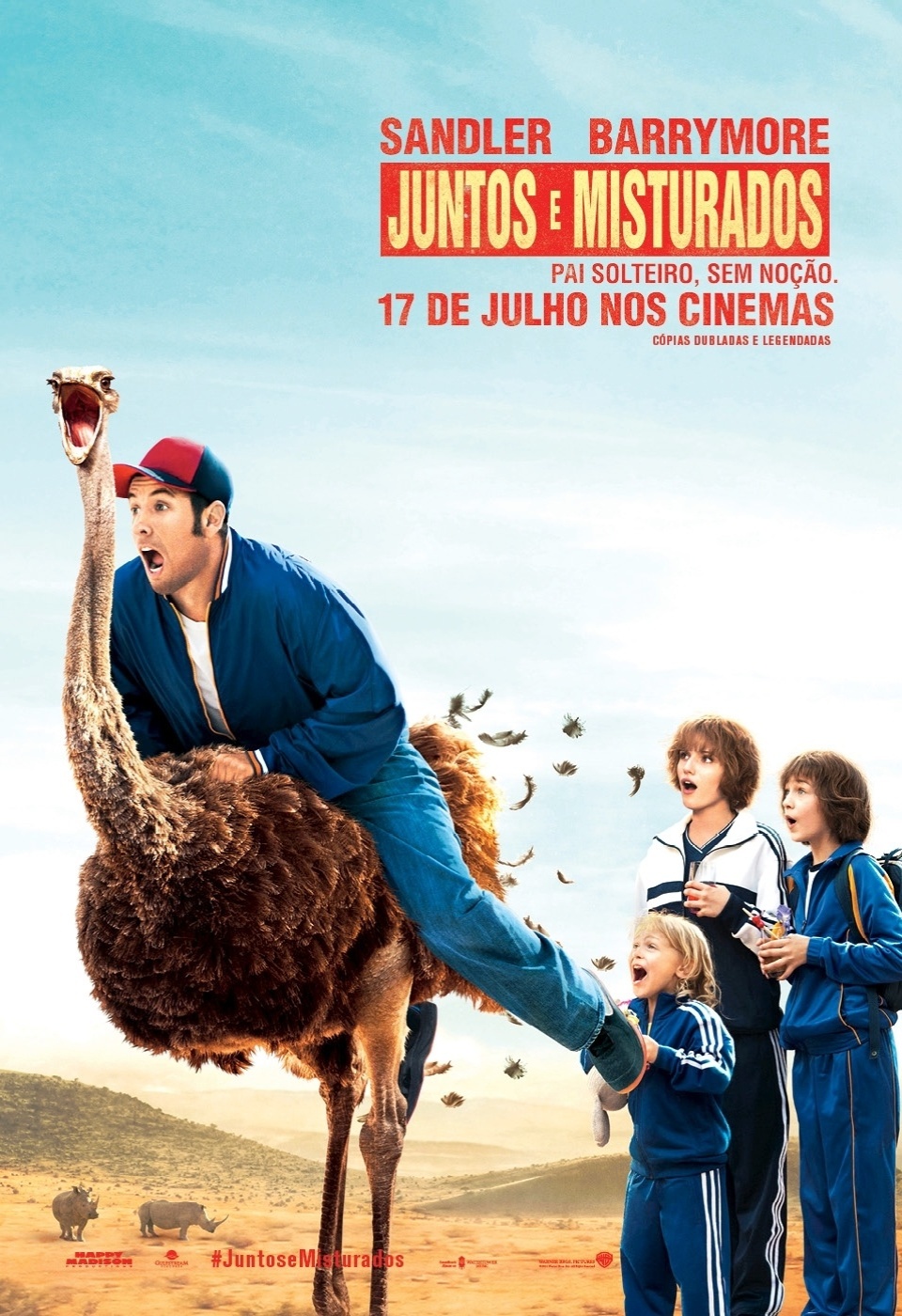 Pôster do filme "Juntos e Misturados" - Divulgação