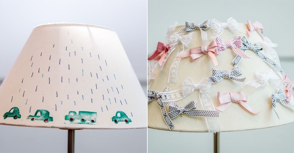 passo a passo de duas decorações para cúpula de abajur - Leandro Moraes/UOL