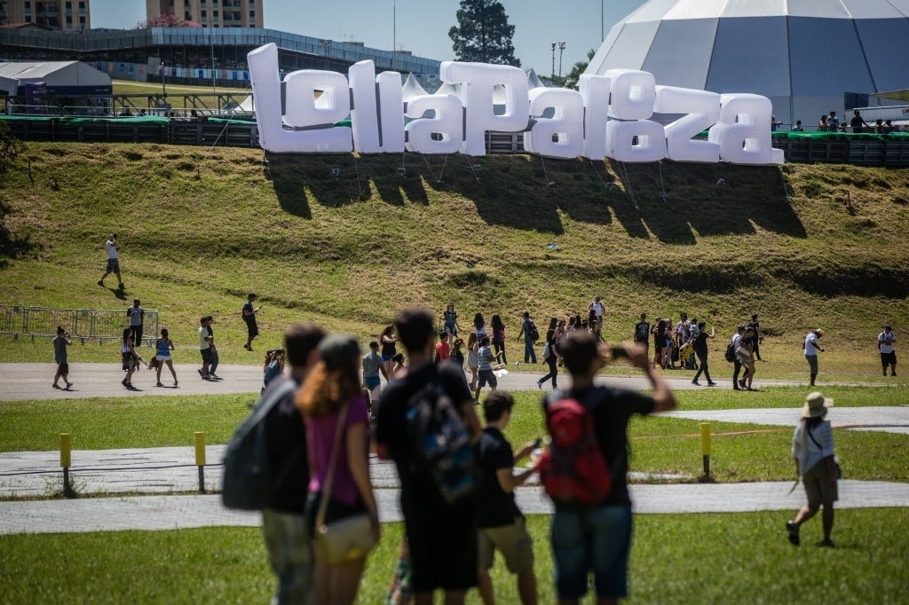 05.abr.2014 - Vista do Festival Lollapalooza 2014 no Autódromo de Interlagos, em São Paulo - Avener Prado/Folhapress